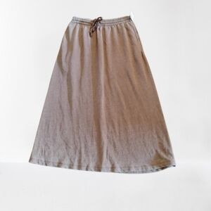 NEW  Free People  Sweatshirt Skirt  Pockets +‎ Drawstring Size s. Brown